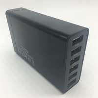 Chargeur USB 12 V 60W 12A 5V, 4, 5, 6 ports, Station de recharge avec plusieurs ports pour iPhone, iPad et tablette
