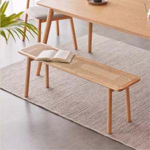 <span class=keywords><strong>Banc</strong></span> long convertible réglable en <span class=keywords><strong>bois</strong></span> massif, style moderne et simple, pour salle à manger, chambre ou entrée, en chêne - Product Image 6