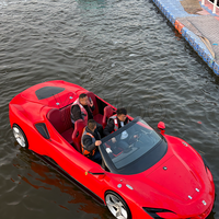 Jet-car aquatique en alliage personnalisé, design Lamborghini, moteur Yamaha, tri-hull, 170 Drift, pour divertissement et location, 4 passagers