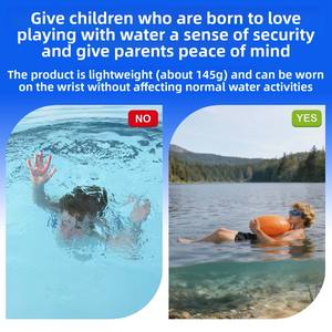 एंटी-डूबने वाली जीवन रक्षक तैराकी रिंग ब्रेसलेट वाटर सुरक्षा उत्पाद - Product Image 4