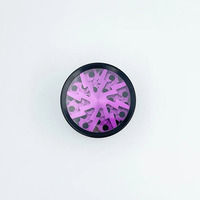 Broyeur à herbes en alliage d'aluminium à 4 couches, diamètre 63 mm, arc-en-ciel, pour grossistes