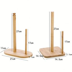 Factory Supply Wood Toilet <b>Paper</b> Roll <b>Holder</b> Two Roll Multi-Roll <b>Paper</b> <b>Holder</b> Napkin <b>Holder</b> for Table Tissue <b>Paper</b> - Product Image 4