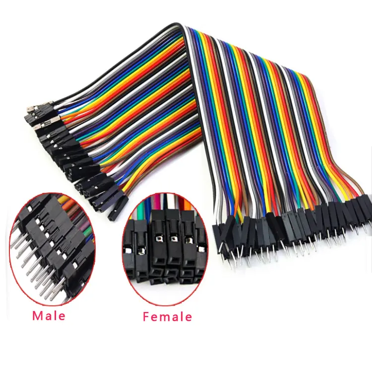 Dupont Line 10CM 20CM 30CM 40Pin Male to Male + Male to Female and Female to Female Jumper Wire Dupont Cable for Arduino DIY KIT