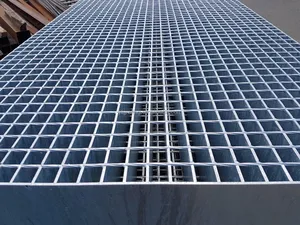 Tùy chỉnh 50x5mm thép không gỉ sàn phẳng lưới nặng mạ kẽm Bolt gắn chặt lưới thép cho các trang web xây dựng - Product Image 2