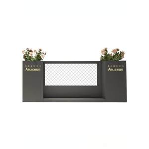 Fioriera da Esterno <span class=keywords><strong>in</strong></span> <span class=keywords><strong>Ferro</strong></span> <span class=keywords><strong>Battuto</strong></span>, Vaso per Fiori da Ringhiera, Divisorio a Schermo, Recinzione, Fioriera da Esterno per Uffici Vendite, Piazze e Caffè - Product Image 5