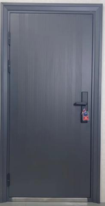 Porte de sécurité extérieure en acier de style moderne, étanche, antivol, insonorisée, avec gravure de <span class=keywords><strong>logo</strong></span> personnalisée, ouverture battante, <span class=keywords><strong>entrée</strong></span> de jardin - Product Image 5