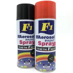 450ml F1 Paint Lacquer Lacquering Spray Aerosol with Customized Color for Car & Graffiti