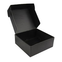 Carton de papier recyclé personnalisé, emballage de vêtements de couleur, boîtes de courrier ondulées pour sous-vêtements, boîte de carton ondulé pliable pour avion