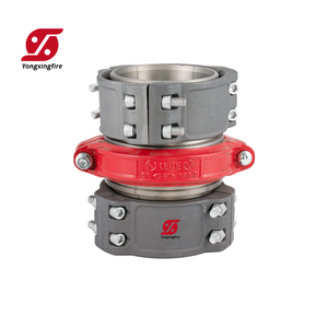 Acoplamiento ranurado de alta presión LDHC, acoplamiento rápido <span class=keywords><strong>Vic</strong></span> para conectar mangueras de gran tamaño de 8, 10, 12 y 16 pulgadas para ingeniería. - Product Image 1