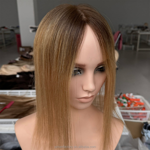 ท็อปเปอร์ผมแบบใสเต็มศีรษะ HD Lace  ขนาด 5x5 นิ้ว  วัสดุ Swiss Lace Mesh สำหรับผู้หญิงผิวขาว - Product Image 1