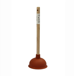 Verstoppingsdruk Van Wc Plunjer Originele Badkamer Tpr <span class=keywords><strong>Sucker</strong></span> Lange Houten Handvat Wc Plunjer Zuignap - Product Image 1