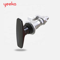 Loquet de compression noir de haute qualité Yeeka 1439 avec poignée en T en alliage de zinc pour armoires de contrôle industrielles