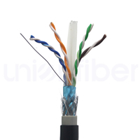 Kabel Patch Cat6 0.5m 1m 2m Tanpa Kusut Nilon Terjaring UTP 26AWG CCA Gigabit Ethernet Kabel RJ45 Konektor Warna Campur
