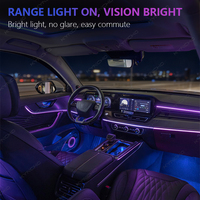 Pour Hongqi HS5 2023 2024 Éclairage Intérieur Intelligent de Voiture, Éclairage Ambiant Dimmable, Néon 12V, Éclairage Ambiant LED Symphonique pour Voiture