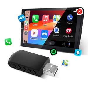 Adaptador automático Rhythm para CarPlay Android 11 Smart WiFi6 BT5.0 Plug & Play con cable e inalámbrico Universal <span class=keywords><strong>Dongle</strong></span> - Product Image 4