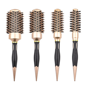 Di alta qualità rullo rotondo spazzola ionica termici per salone in alluminio tubo per capelli pettine per donne spazzola a rullo - Product Image 1