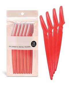 Outil de dermaplaning <span class=keywords><strong>pour</strong></span> femmes Kinghood Private Label avec manche en métal, <span class=keywords><strong>rasoir</strong></span> facial avec 6 lames de rechange - Product Image 3