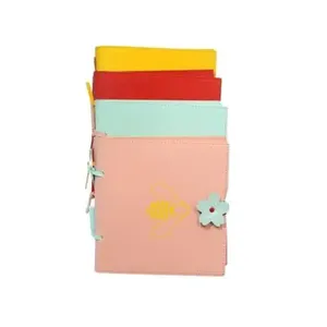 Carnet de notes A5 personnalisé fait main en cuir PU gaufré abeille, couverture rigide, reliure spirale à fils, carnet de croquis à feuilles mobiles - Product Image 1