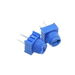Potentiomètre de précision à résistance réglable 3386p-1-103 1k/2k/5k/10k/20k/50k, potentiomètre trimmer en ligne avec capuchon, résistance 3386p - Product Image 5