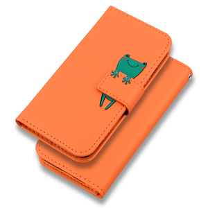 เคสโทรศัพท์หนังลายการ์ตูนกบสุดน่ารัก, ช่องใส่บัตรและฝาปิดแบบมีขาตั้ง, กระเป๋าใส่โทรศัพท์กันกระแทกสำหรับเคส<span class=keywords><strong>ไอ</strong></span><span class=keywords><strong>โฟน</strong></span> <span class=keywords><strong>8</strong></span> - Product Image 5