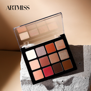 Custom 12 Colors <strong>High</strong> <strong>Pigmented</strong> Nude Shimmer Glitter Sombras De Ojos Waterproof Cosmetics Eye Makeup <strong>Eyeshadow</strong> Palette - Product Image 5