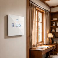 Interrupteur intelligent pour rideaux, norme européenne, Wi-Fi, Tuya Smart Life, Alexa, Google Home, 10A 2200W, pour salon