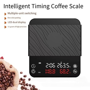 เครื่องชั่งกาแฟอิเล็กทรอนิกส์ Veidt 2กก. 0.1กรัม รุ่น High ItalyCoffee พร้อมตัวตั้งเวลาอัตโนมัติ สำหรับชงกาแฟด้วยมือ ขนาดพกพาพิเศษ สำหรับใช้ในครัวเรือน รุ่น KC-215B ความแม่นยำสูง - Product Image 6