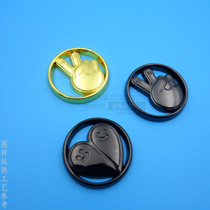 Custom Metal <b>Golf</b> Ball Marker Zinc Alloy 3D Hollow Design Durable Sports Accessory - Product Image 2