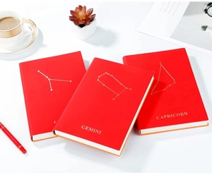 12 Zodiac Constellation Creative Étudiant En Cuir Pu A5 Voyage Fil Relié Note Livre Business School Bureau Secret Journal Journal - Product Image 1