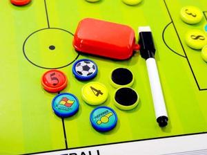 Tableau d'entraînement de football magnétique double face professionnel avec cadre <span class=keywords><strong>en</strong></span> aluminium pour l'entraînement d'élite - Product Image 6