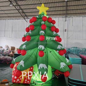 ต้นคริสต์มาสเป่าลมขนาด<span class=keywords><strong>ใหญ่</strong></span>สำหรับตกแต่งโรงแรมห้างสรรพสินค้ากลางแจ้งหรูหรา พร้อมไฟ LED สำหรับงานอีเว้นท์ - Product Image 6