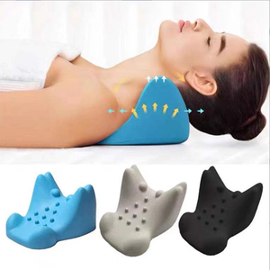 Almohada de Tracción Cervical SAIEN para Relajación de Cuello y Hombros, Alivio del Dolor y Tracción de la Columna Cervical - Product Image 2