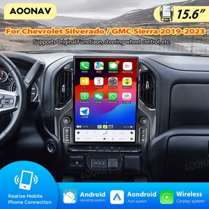 15.6 Inch Android Car Radio for Chevrolet Silverado GMC Sierra 2019-2023 Stereo Multimedia Player GPS Navigation Qualcomm 128GB - Product Image 2