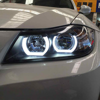 सोनार 05-12E90 एन्जिल नेत्र हेडलाइट विधानसभा 318i 320i 325i 330i संशोधित बाइफोकल लेंस क्सीनन हेडलाइट
