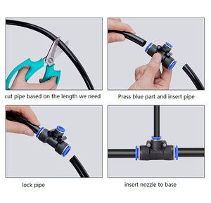 2024 Новая бесплатная Гибка 20 см 30 см медная насадка для тумана универсальная Распылительная насадка для сада патио - Product Image 5