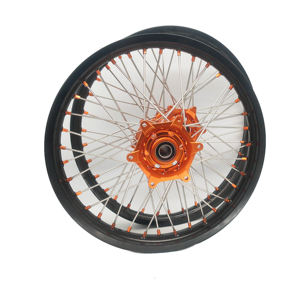 Roue de <span class=keywords><strong>moto</strong></span> de motocross en alliage d'aluminium personnalisé 21 19 18 pouces SX SXF EXC 125 250 350 450 530 Jeu de roues de motocross pour KTM - Product Image 6