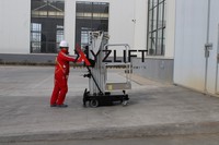 Nacelle élévatrice électrique monoposte XYZ LIFT-16M homologuée CE, 220V, en aluminium, pour une personne, à prix abordable