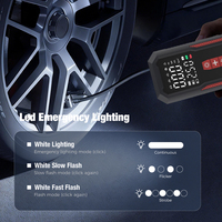 Pompe à air de voiture sans fil portable électrique numérique avec moniteur de pression, matériau plastique, 12V, gonflage rapide