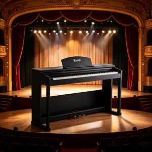 Clavier numérique électrique OEM 88 touches lestées, <span class=keywords><strong>piano</strong></span> numérique au design élégant, touches sensibles au toucher, taille standard, pratique professionnelle - Product Image 1