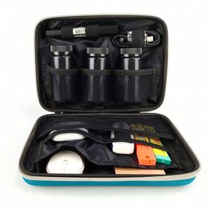 Professional Custom EVA <b>Hard</b> <b>Shell</b> Travel Organizer Bag Waterproof Shockproof EVA Essential Oil <b>Case</b> With Leather Handle - Product Image 1