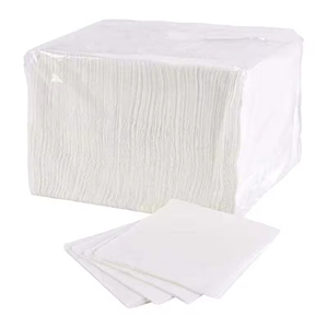 33*33cm Soft White 2 Ply Dinner Napkins in Bag 100% Virgin Wood Pulp for Party Restaurant Hotel <b>Wedding</b> - Product Image 3
