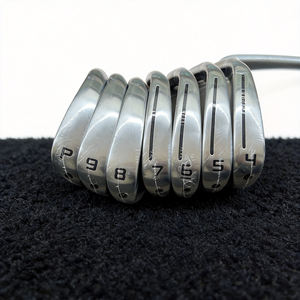 Juego <span class=keywords><strong>de</strong></span> Hierros <span class=keywords><strong>de</strong></span> <span class=keywords><strong>Golf</strong></span> Para Hombre 456789 PW Forjados Plata y Negro con Varilla <span class=keywords><strong>de</strong></span> Acero y Grip <span class=keywords><strong>de</strong></span> Goma Para Diestros - Product Image 5