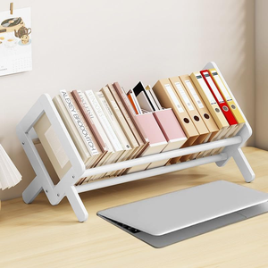 Modern Montessori Book Wooden Bookshelf Toddler Kids' Bedroom School Organization Books Toys Metal Iron - Product Image 1