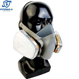 <span class=keywords><strong>Masque</strong></span> de sécurité certifié EN140 Protection contre la poussière industrielle Visage <span class=keywords><strong>complet</strong></span> TPE Respirateur réutilisable Filtre remplaçable Double actif - Product Image 6