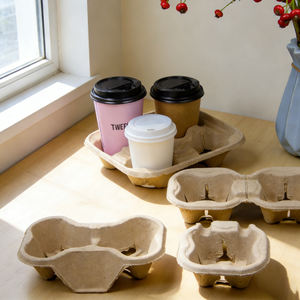 Portavasos <span class=keywords><strong>para</strong></span> Bebidas Calientes o Frías, Portavasos de Cartón, Portavasos de Papel <span class=keywords><strong>para</strong></span> Café - Product Image 2