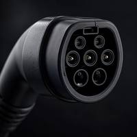 Câble de recharge pour véhicules électriques Type 2 vers Type 2, 16A 32A Mode 3 3,5-22kW IP55, ignifuge V-0, rallonge de recharge en thermoplastique