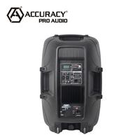 Speaker Aktif Karaoke Accuracy Pro Audio PMW15AFQ-LED4-KIT Plastik 15'' 150W dengan Lampu LED Sistem Audio