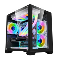 Gabinete de carcasa para juegos de PC Escritorio ATX CPU Gamers Gabinete De Hardware personalizado cajas y torres de computadora