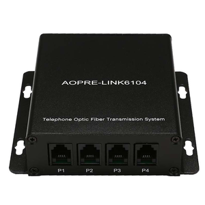 1 Par de Convertidores de Fibra Óptica para Teléfono de 4 Canales - Product Image 5