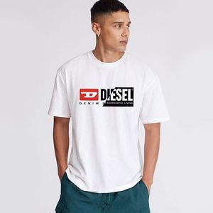 Camiseta de Verano para Hombre, 100% Algodón, Absorbente de Sudor, Manga Corta, Casual, Moderna, con Estampado de Letras Multicolor - Product Image 2